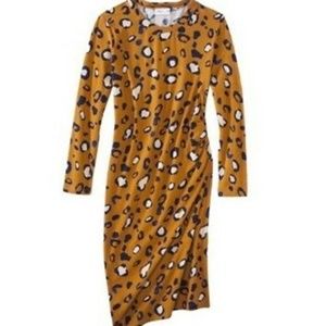 3.1 Phillip Lim x Target NWOT Animal Print Ruched Dress (XS)